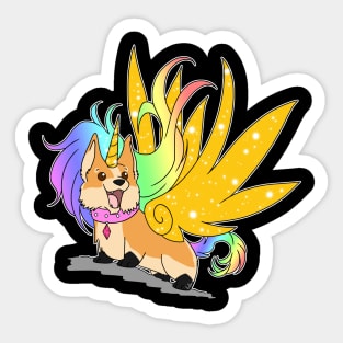 Mega Corgi Corn Sticker